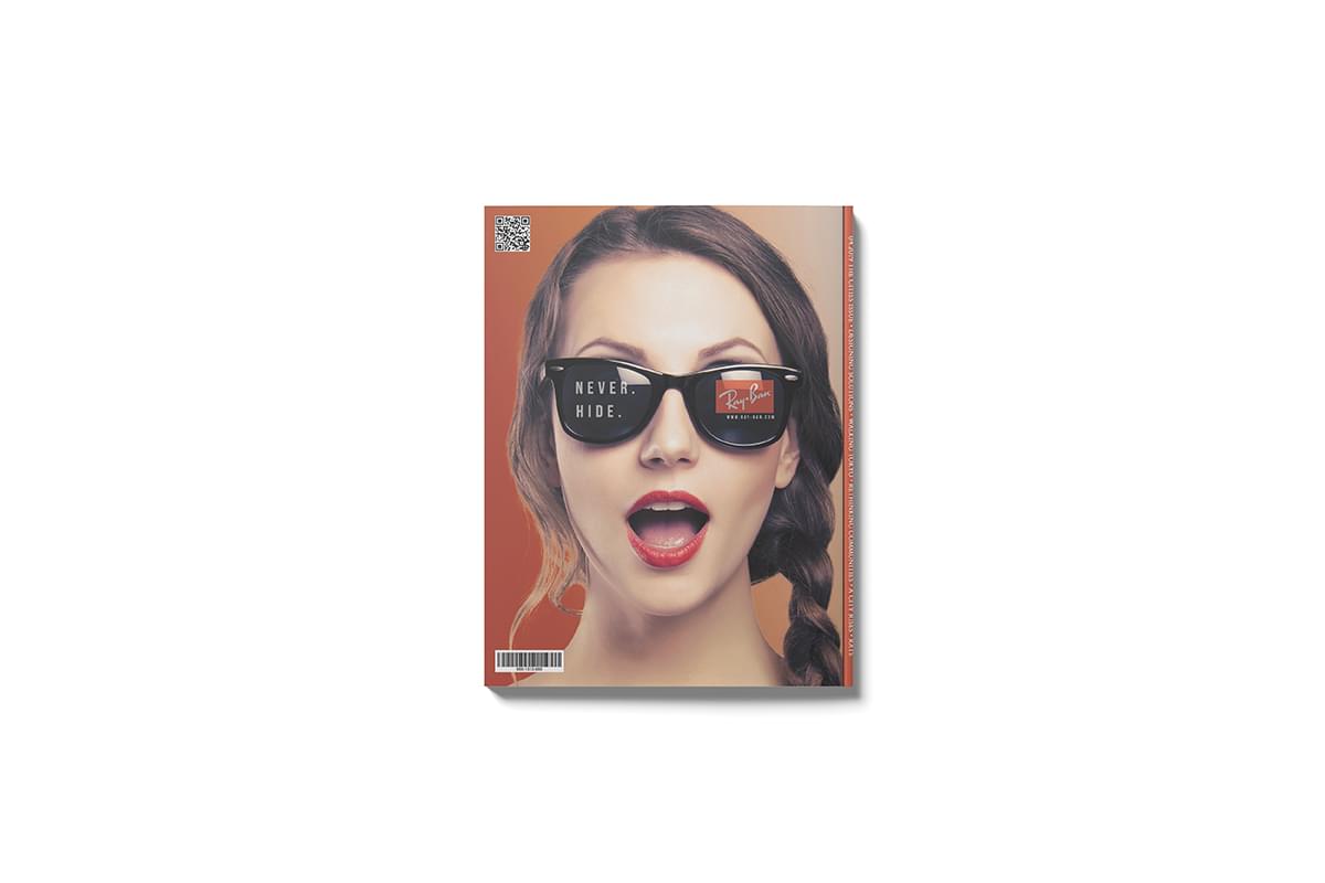 Ray-Ban Magazine Advertisement Mockup